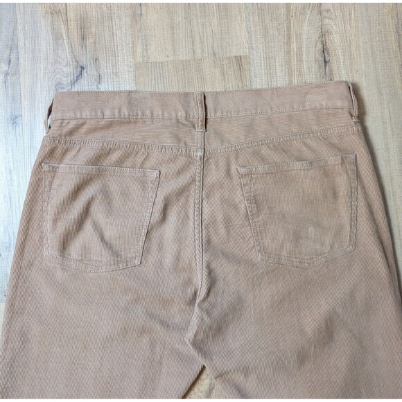J Crew Jeans 770 Straight Corduroy Size 34X32 Beige Pants Pockets Men's - Picture 5 of 10